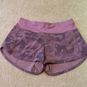 Pink Camo Lululemon Short NWOT